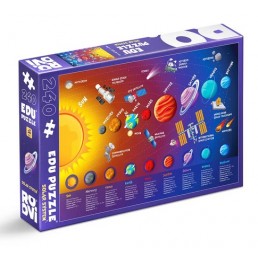 Edu Puzzle cu Sistemul Solar - 240 piese